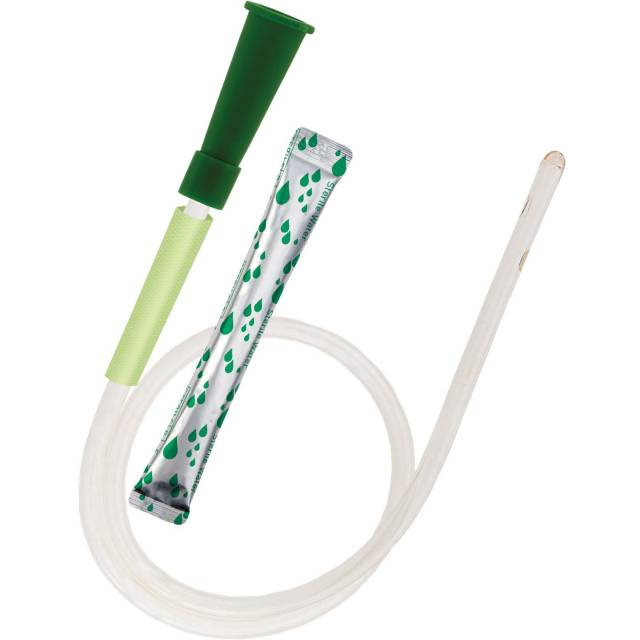 greencath Coated Nelaton urethral catheter with water sachet
